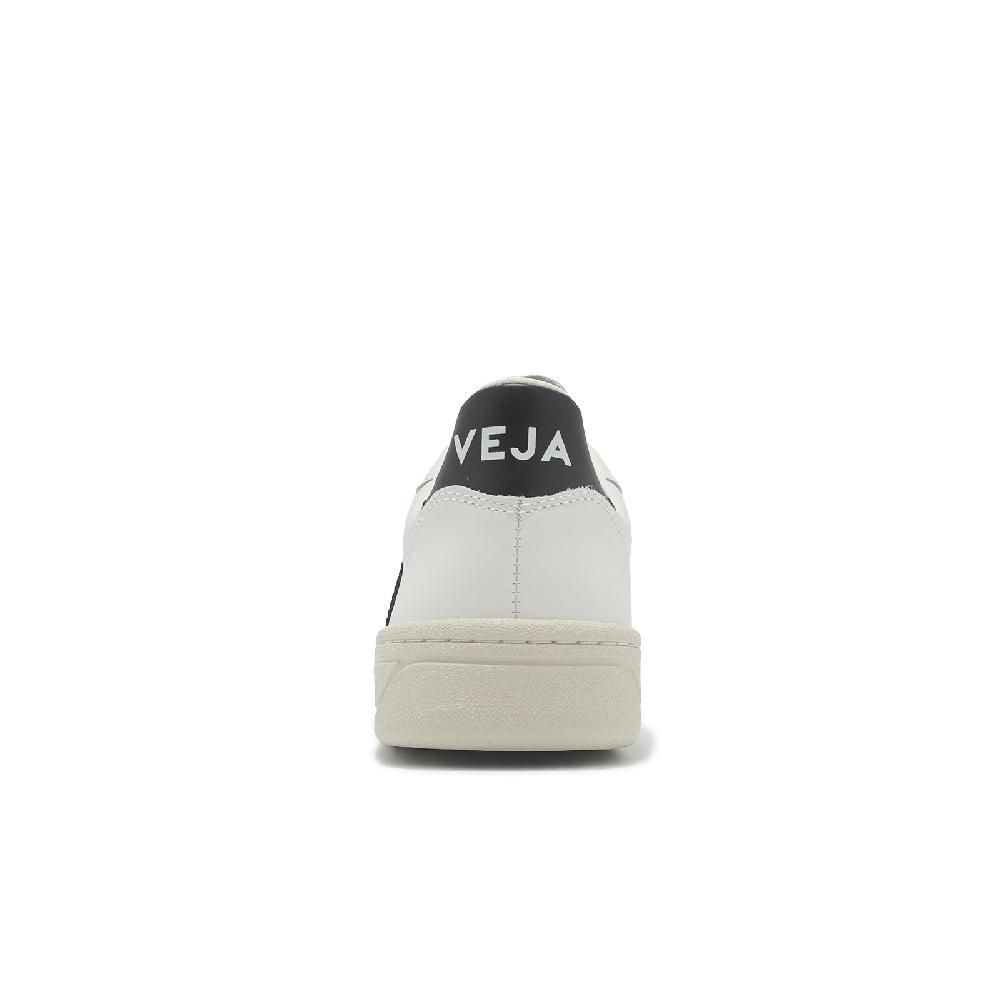 VEJA 休閒鞋 V-10 Leather 女鞋 白 黑 皮革 經典 小白鞋 VX0200005A