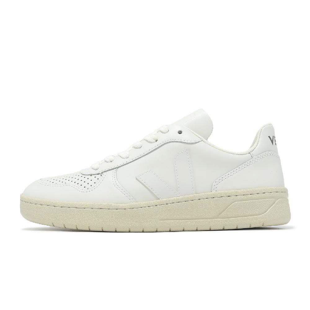 VEJA 休閒鞋 V-10 Leather 女鞋 白 米白 皮革 經典 小白鞋 VX0201270A