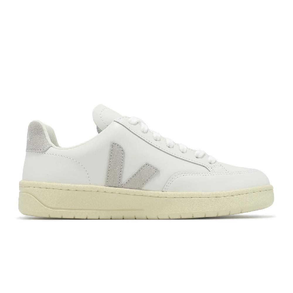 VEJA 休閒鞋 V-12 Leather 女鞋 白 灰 皮革 經典 小白鞋 XD0203484A