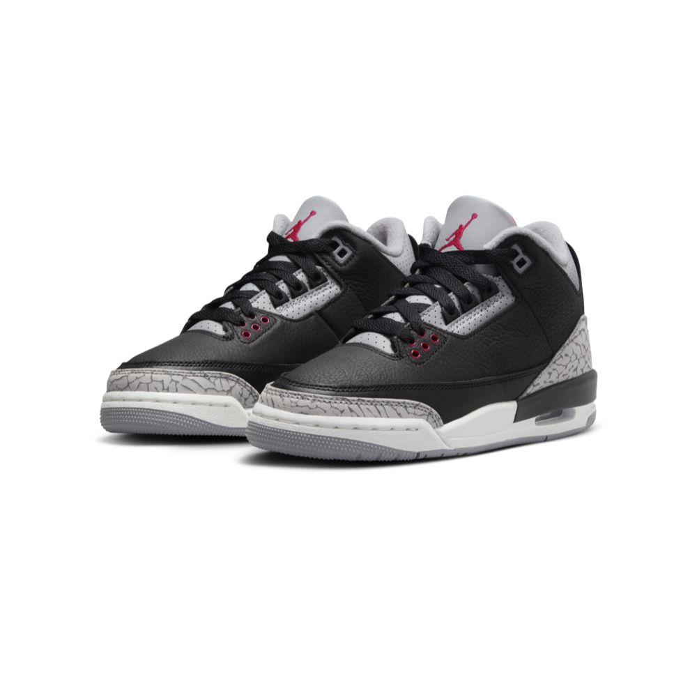 NIKE 耐吉 Air Jordan 3 OG Black Cement 黑水泥 GS 休閒鞋 大童鞋 DM0967-010