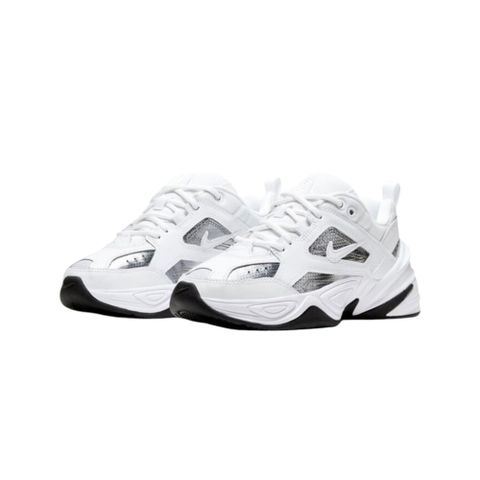 NIKE 耐吉 M2k Tekno Ess 老爹鞋 白銀 復古 增高 休閒鞋 女鞋 CJ9583-100