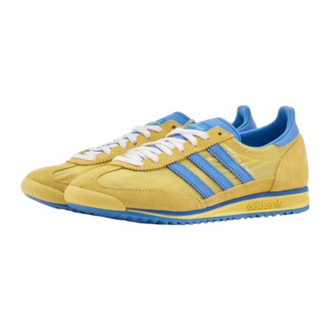 adidas 愛迪達 Sporty & Rich x W Adidas SL 72 OG 聯名款 黃藍 休閒鞋 女鞋 JH6702