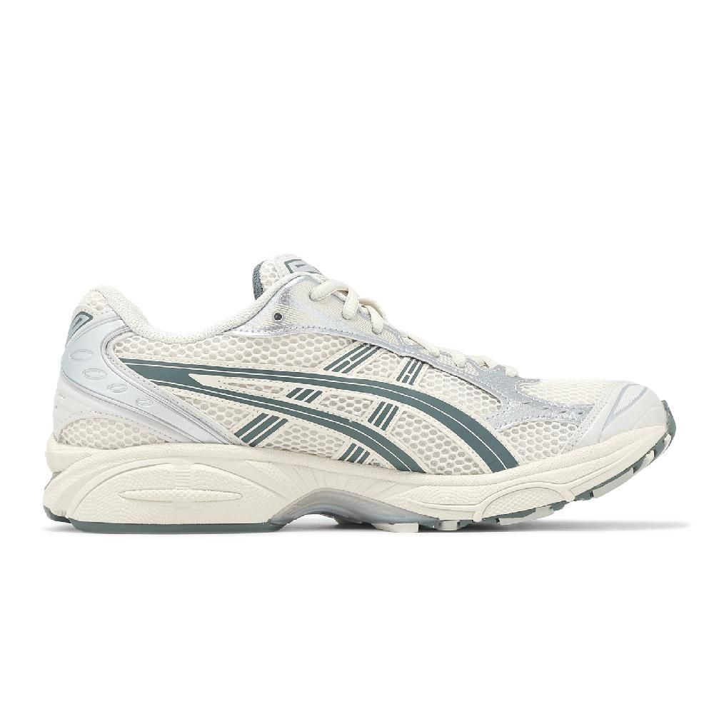 Asics 亞瑟士 休閒鞋 GEL-Kayano 14 男鞋 女鞋 米白綠 金屬銀 千禧跑鞋 情侶鞋 亞瑟士 1201A019200