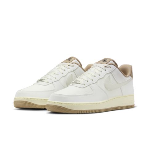 【NIKE】AIR FORCE 1 07 LV8 男鞋 休閒鞋 白棕 奶油白 AF1-FZ5225100