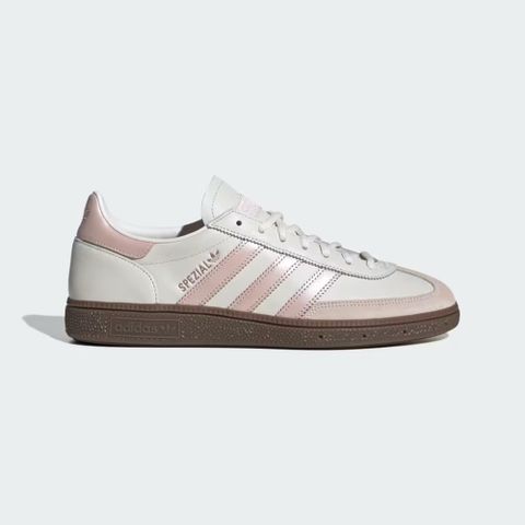 ADIDAS 愛迪達 HANDBALL SPEZIAL 休閒鞋 男鞋 德訓鞋 白色 珠光 櫻花粉-JH8661