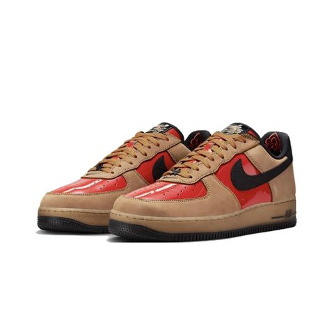 NIKE 耐吉 Air Force 1 Low World Tour Shanghai 紅棕 厚底 低筒 休閒鞋 男鞋 FZ3081-200