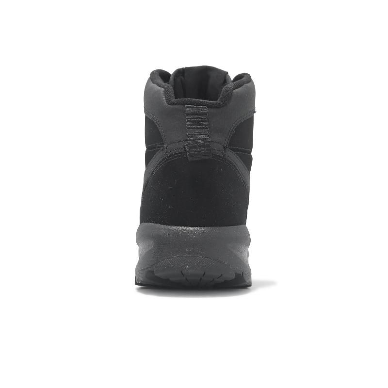 NIKE 耐吉靴子Manoadome 男鞋黑高筒皮革全黑休閒鞋844358-003