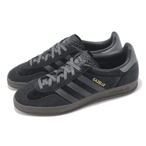 adidas 愛迪達 德訓鞋 Gazelle Indoor W 女鞋 碳黑 深灰 復古 休閒鞋 JI2712