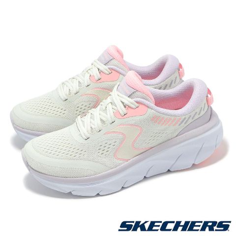 休閒鞋 D Lux Walker 2.0-Active Pace 女鞋 米白 粉 緩衝 厚底 健走鞋 150007OFPK