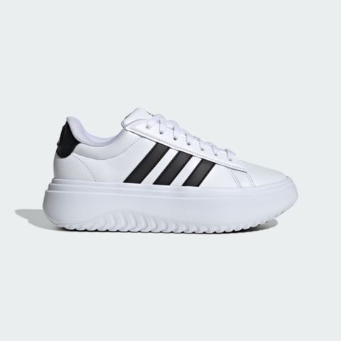 adidas 愛迪達 Adidas Grand Court Platform IE1092 女 運動休閒鞋 厚底 舒適 小白鞋 白黑
