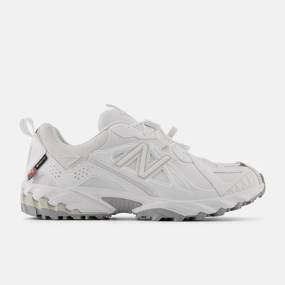 New Balance 紐巴倫 復古鞋 休閒鞋 男鞋 防水 越野跑鞋 白灰色_ML610XN-D