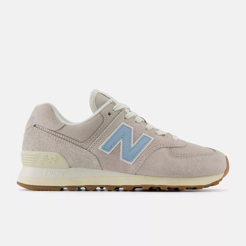New Balance 紐巴倫 復古鞋 休閒鞋 女鞋 574 復古 灰藍色_WL574GQ2-B