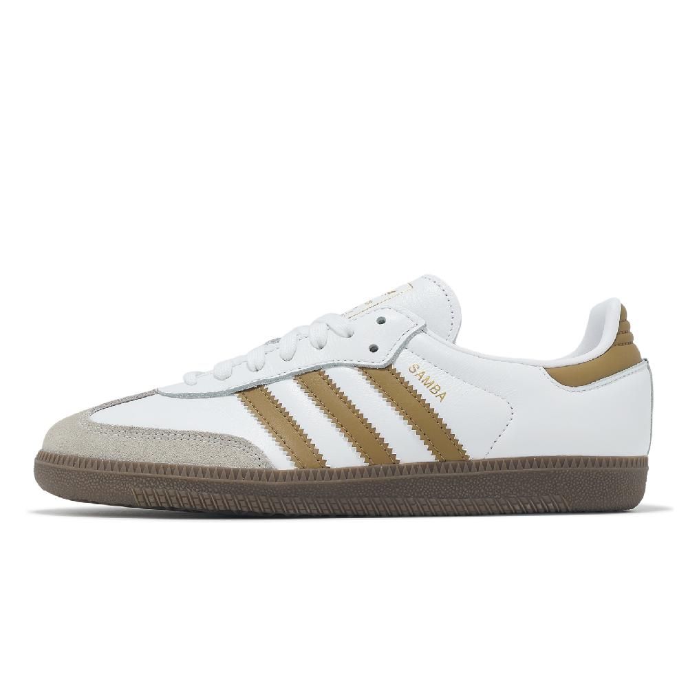 adidas 愛迪達 德訓鞋 Samba OG 男鞋 女鞋 白 棕 奶茶色 復古 休閒鞋 JH8796