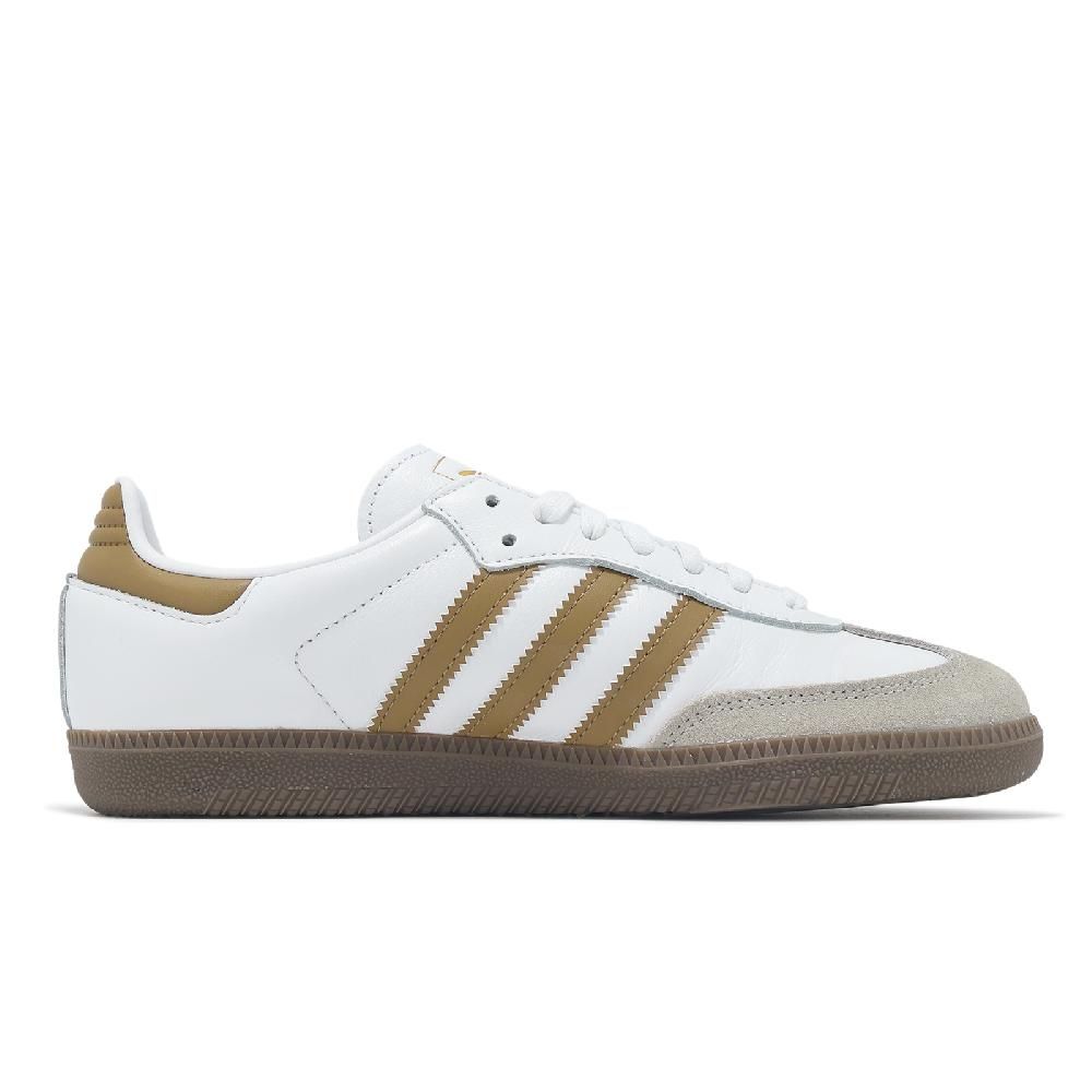 adidas 愛迪達 德訓鞋 Samba OG 男鞋 女鞋 白 棕 奶茶色 復古 休閒鞋 JH8796