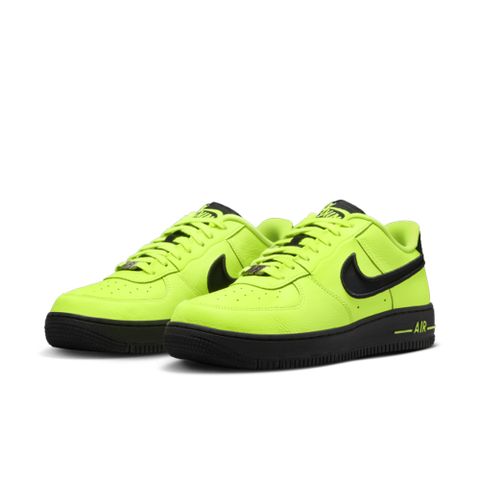 【NIKE】W AIR FORCE 1 DANCE 女鞋 休閒鞋 螢光黃 黑 刺繡 AF1-FJ7409700