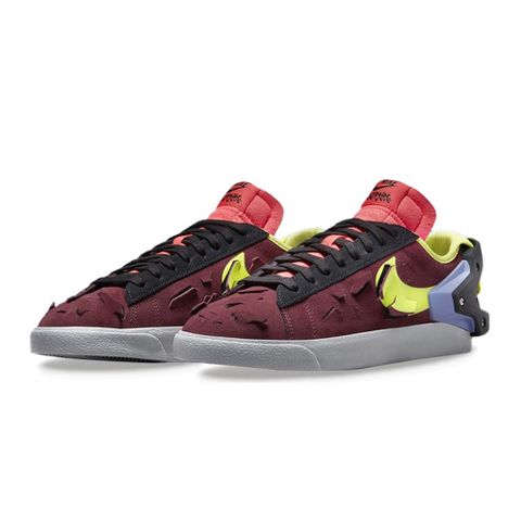 NIKE 耐吉 ACRONYM x Nike Blazer Low 科技 機能 酒紅 滑板鞋 休閒鞋 男鞋 DN2067-600