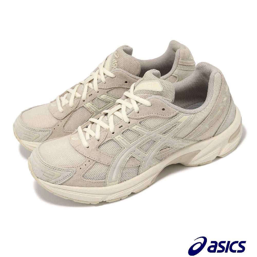 Asics 亞瑟士 休閒鞋 GEL-1130 男鞋 象牙白 米白 灰 皮革 拼接 緩震 亞瑟膠 復古 1201A255252