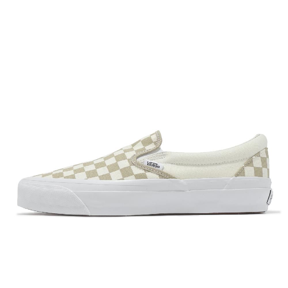 VANS 懶人鞋 Lx Classic Slip-On 98 男鞋 白 黃 棋盤格 休閒鞋 VN000D5AEQB