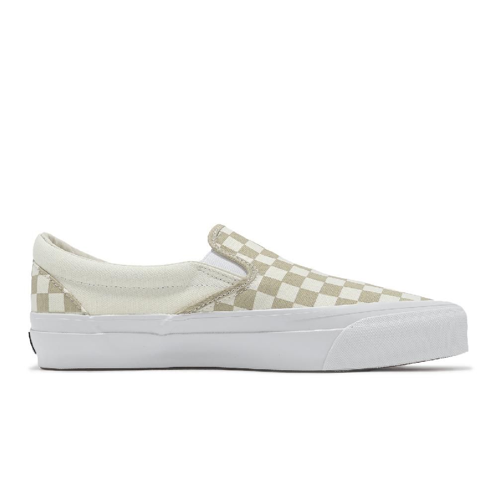 VANS 懶人鞋 Lx Classic Slip-On 98 男鞋 白 黃 棋盤格 休閒鞋 VN000D5AEQB