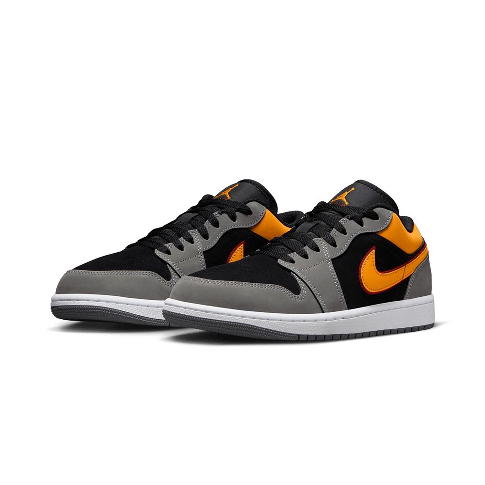 NIKE 耐吉 Air Jordan 1 Low SE 灰黑橘 舒適 休閒鞋 男鞋 FN7308-008