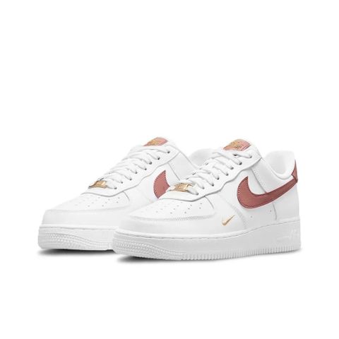 NIKE 耐吉 Air Force 1 白粉 金勾 休閒鞋 女鞋 CZ0270-103