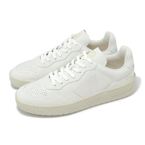 VEJA 休閒鞋 V-90 O.T. Leather 男鞋 白 米白 皮革 經典 小白鞋 VD2003380B