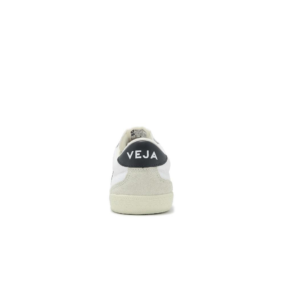 VEJA 德訓鞋 Volley Canvas 男鞋 白 黑 麂皮 拼接 休閒鞋 小白鞋 VO0103524B