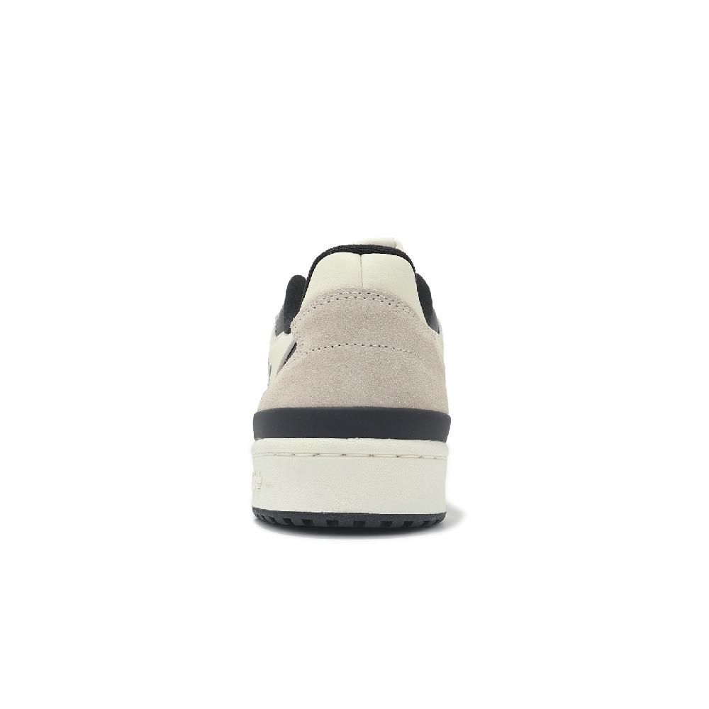 adidas 愛迪達 休閒鞋 Forum Low CL 男鞋 女鞋 米白 黑 復古 皮革 低筒 情侶鞋 IG3901