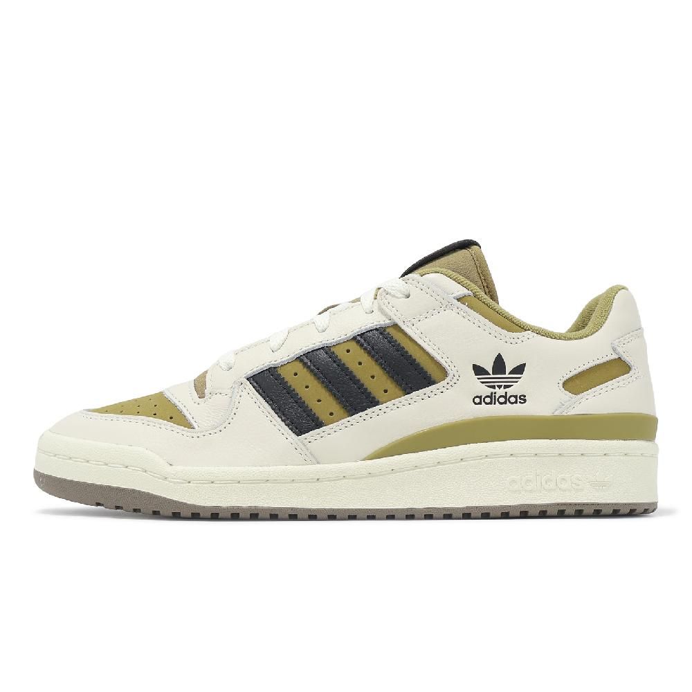 adidas 愛迪達 休閒鞋 Forum Low CL 男鞋 白 綠 黑 皮革 復古 低筒 JH6286