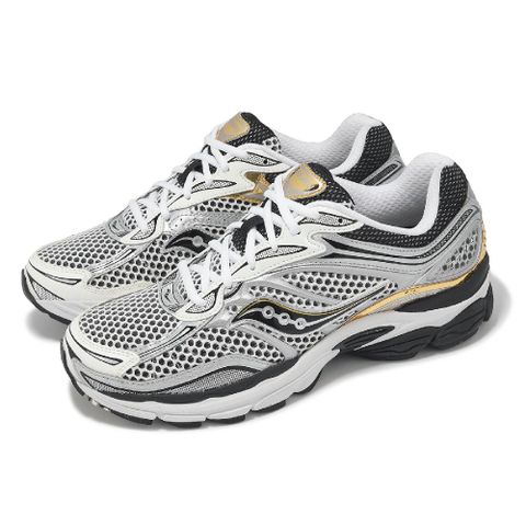 SAUCONY 索康尼 休閒鞋 Progrid Omni 9 男鞋 黑 金 銀 拼接 網布 緩衝 復古跑鞋 S707399