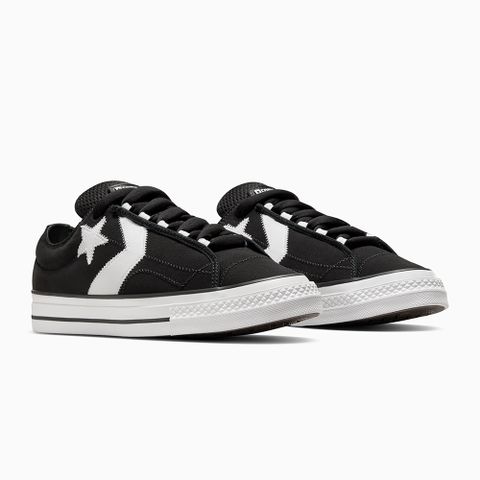【CONVERSE】STAR PLAYER PUFF OX 低筒 滑板鞋 休閒鞋 男鞋 女鞋 黑色-A11483C