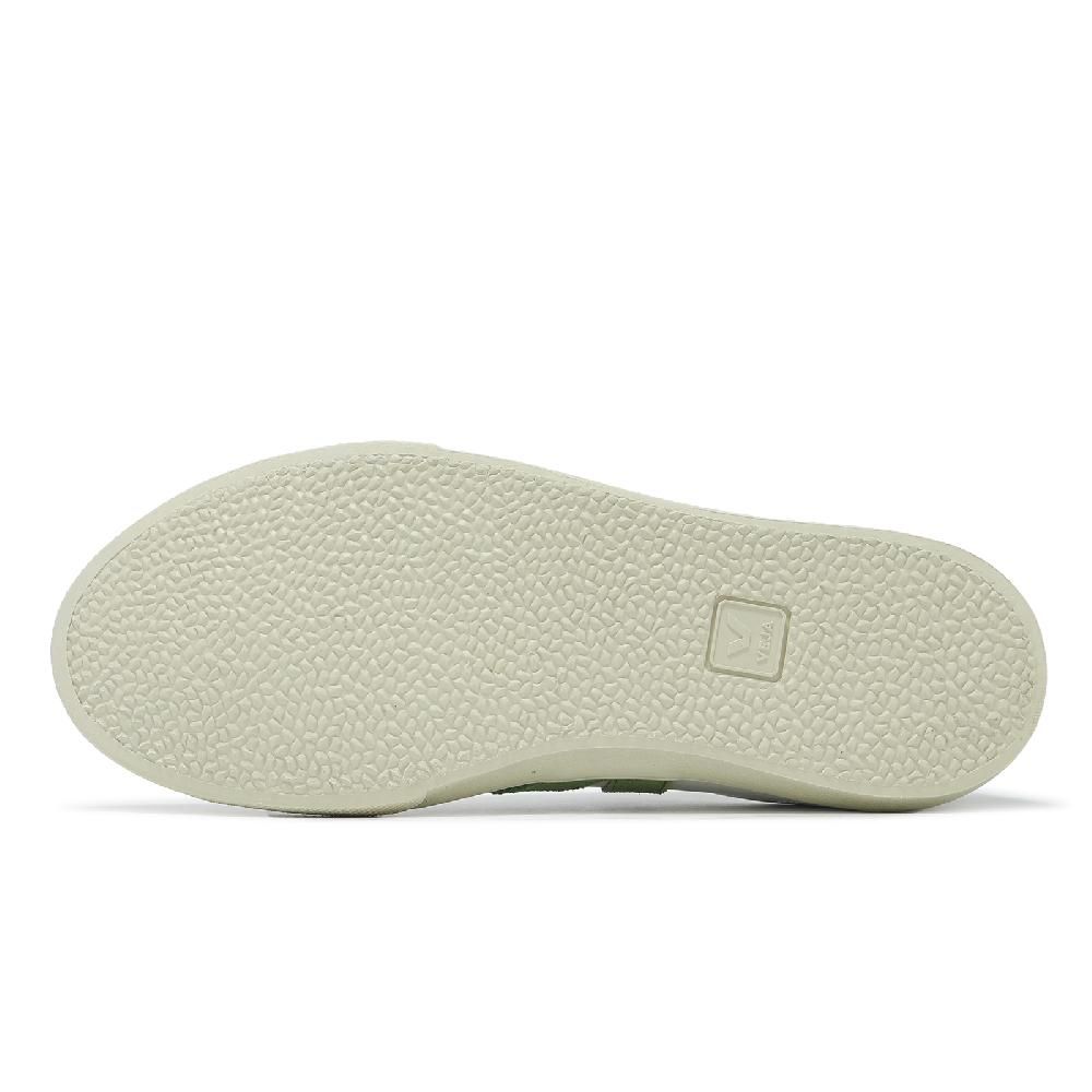 VEJA 休閒鞋 Esplar Logo Leather 女鞋 白 綠 奶油底 經典 小白鞋 EO0203881A