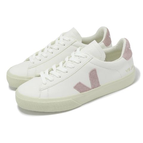 VEJA 休閒鞋 Campo Leather 女鞋 白 粉 奶油底 經典 小白鞋 CP0503886A