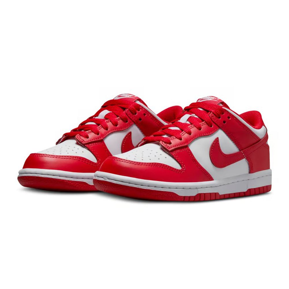 NIKE 耐吉 Dunk Low GS University Red 大學紅 百搭 低筒 休閒鞋 大童鞋 FB9109-119