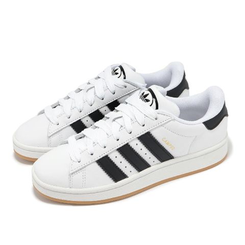 adidas 愛迪達 休閒鞋 Campus 00S 男鞋 女鞋 白 黑 皮革 膠底 復古 JP9998