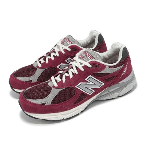 New Balance 紐巴倫 x Teddy Santis 休閒鞋 990 V3 男鞋 女鞋 紅灰 美製 拼接 碳板 經典 NB M990TF3-D