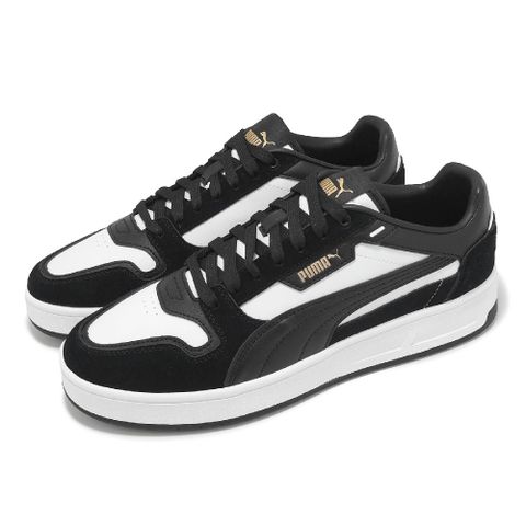 PUMA 彪馬 休閒鞋 Court Classic Street SD 男鞋 女鞋 黑 白 皮革 低筒 復古 情侶鞋 40021501