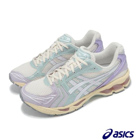 Asics 亞瑟士 休閒鞋 GEL-Kayano 14 男鞋 紫 綠 米白 拼接 緩衝 經典 千禧跑鞋 1203A537105