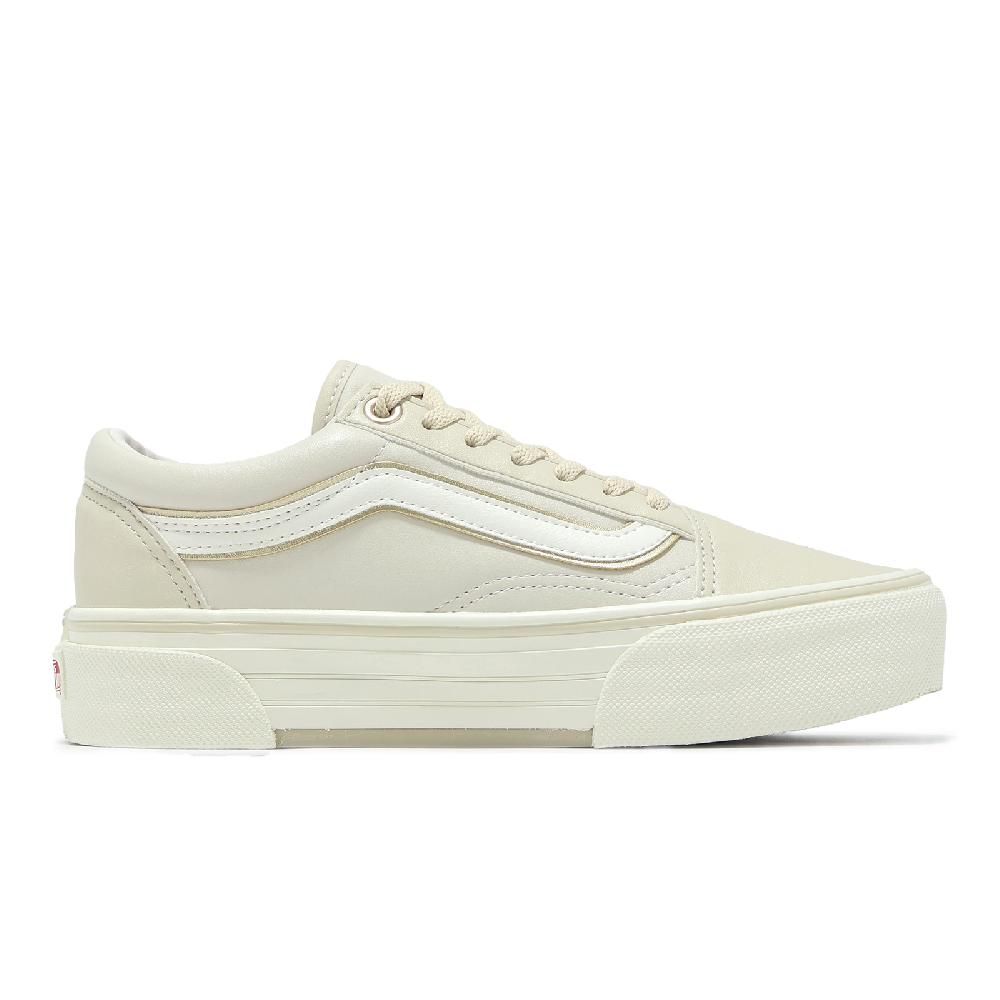 VANS 休閒鞋 V36CF MP CHKY Old Skool CHKY 男女鞋 米白 日本線 厚底 情侶鞋 6748900001