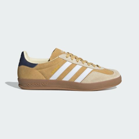 adidas 愛迪達 GAZELLE INDOOR 休閒鞋 男 黃白藍-JI3523