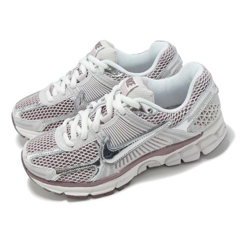 NIKE 耐吉 休閒鞋 Wmns Zoom Vomero 5 女鞋 粉紅 銀 白 復古 緩震 運動鞋 HV6417-001