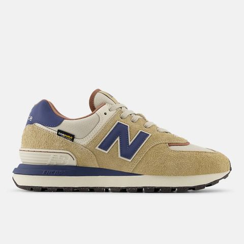 New Balance 紐巴倫 New Balance 574 U574LGMO 男 運動休閒鞋 復古鞋 舒適 穿搭 卡其 靛藍