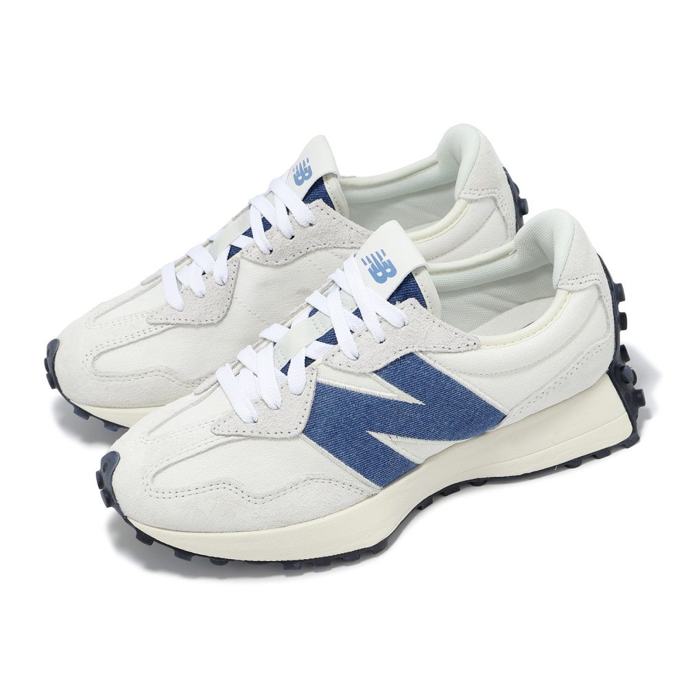 New Balance 紐巴倫 休閒鞋 327 男鞋 女鞋 白 麂皮 丹寧 復古 情侶鞋 NB 單一價