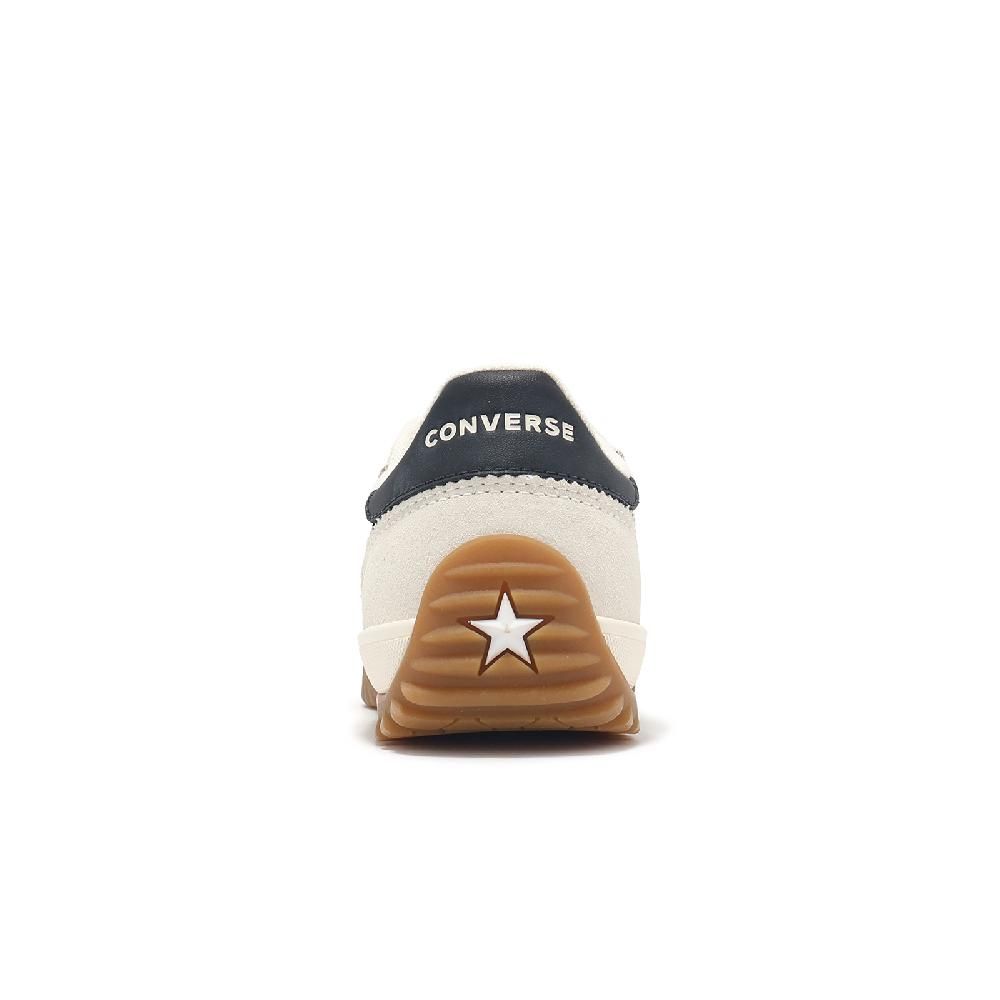 CONVERSE 匡威 休閒鞋 Run Star Trainer 男鞋 女鞋 米白 黑 膠底 麂皮 情侶鞋 A08262C