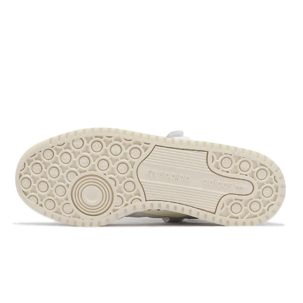 adidas 愛迪達 休閒鞋 Forum Low W 女鞋 白 奶茶 復古 魔鬼氈 三葉草 GW7107