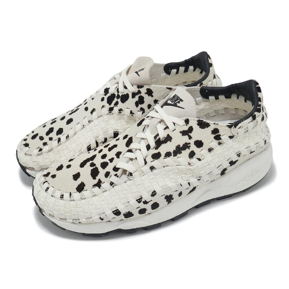 NIKE 耐吉 編織鞋 Air Footscape Woven 女鞋 男鞋 米棕 豹紋 經典 休閒鞋 FB1959-102