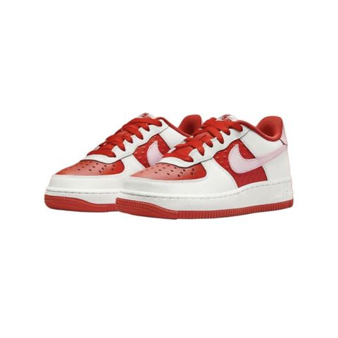 Nike Air Force 1 Low Valentines Day 白粉紅 情人節 GS AF1 皮革 休閒鞋 大童鞋 HV5165-121