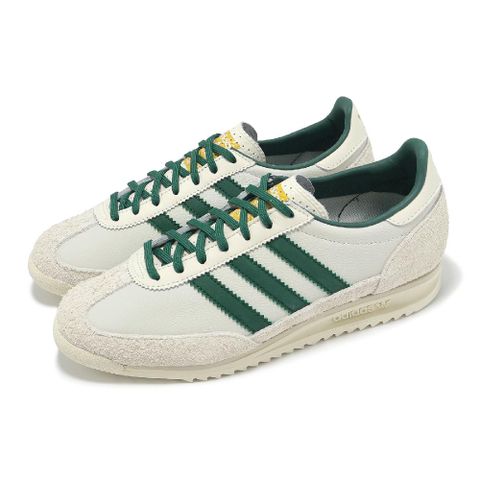 adidas 愛迪達 休閒鞋 SL 72 OG W 女鞋 米白 綠 復古 麂皮 IF1940