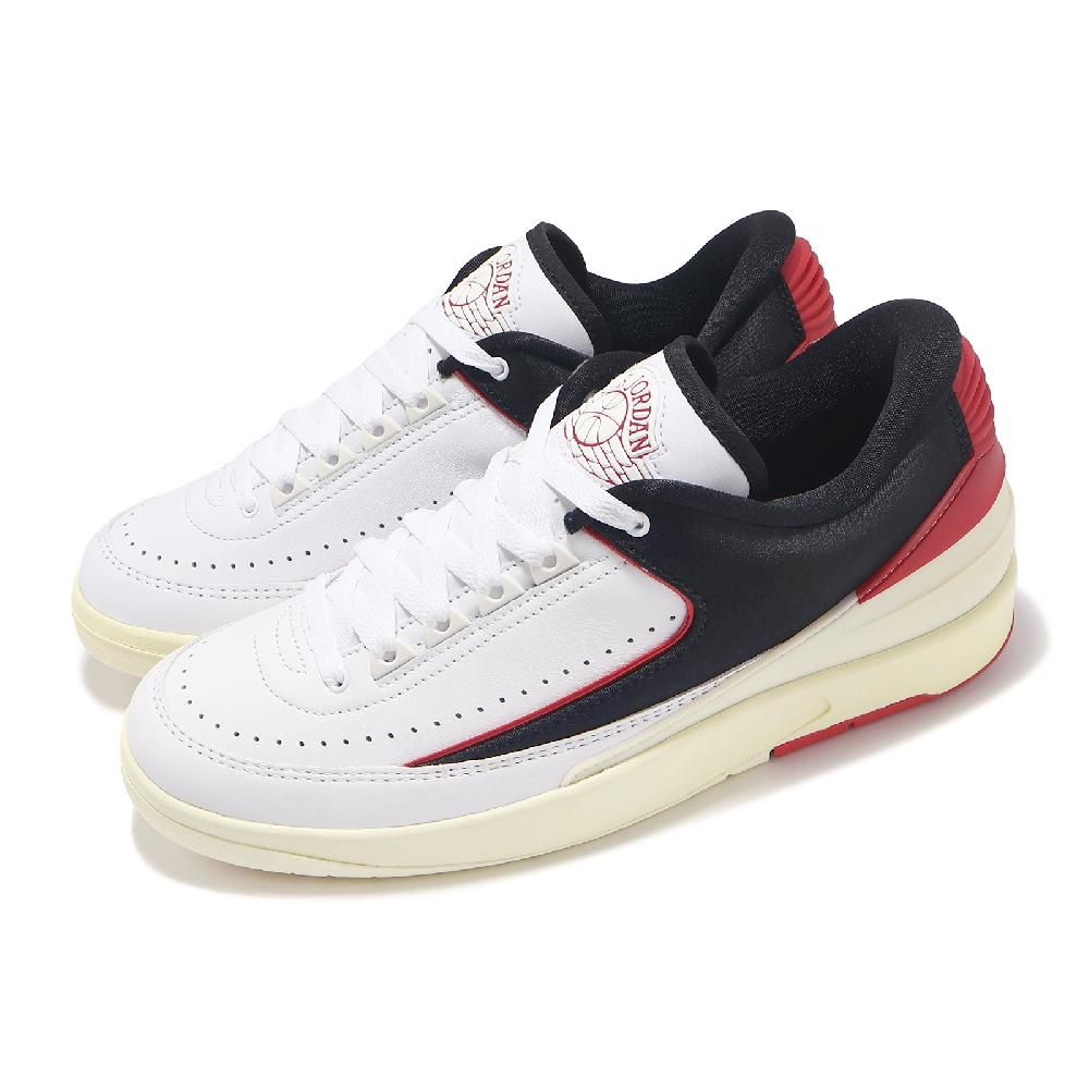 NIKE 耐吉 休閒鞋 Wmns Air Jordan 2 Retro Low 女鞋 男鞋 白 黑 芝加哥 AJ2 FD4849-106