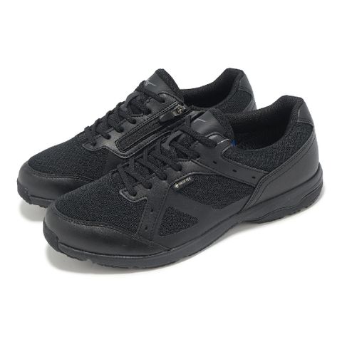 MIZUNO 美津濃 健走鞋 LD Around 4 SW GTX 男鞋 超寬楦 黑 防水 緩衝 止滑 休閒鞋 B1GC2501-09